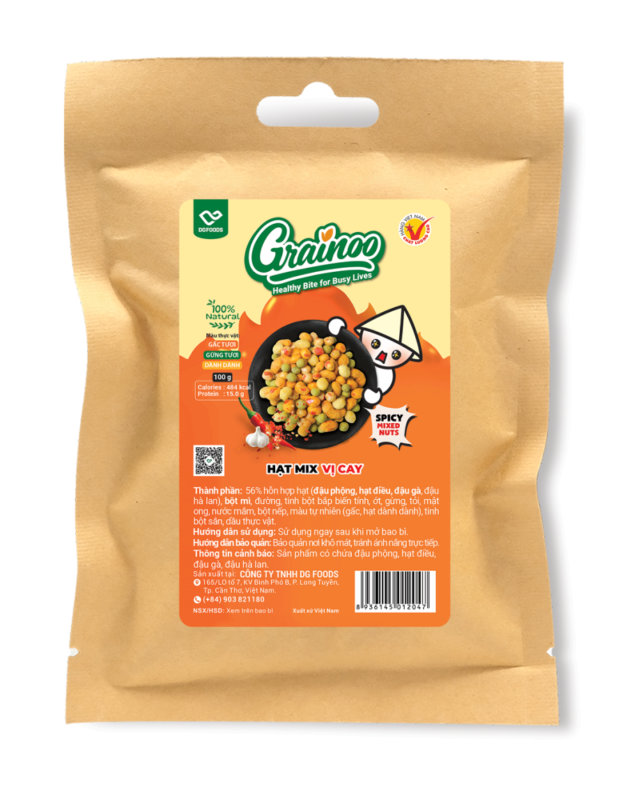 Hạt mix vị cay 38g